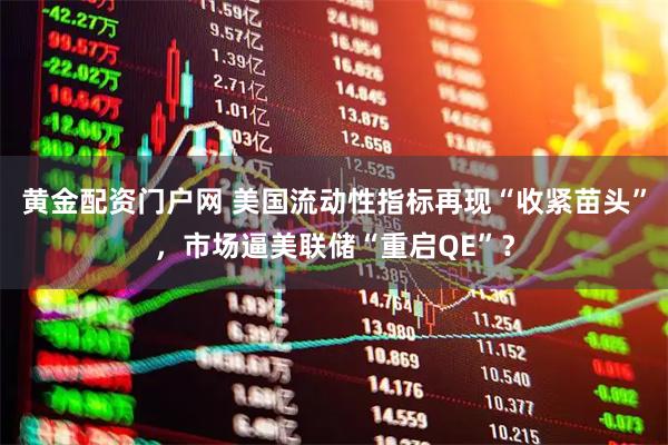 黄金配资门户网 美国流动性指标再现“收紧苗头”，市场逼美联储“重启QE”？